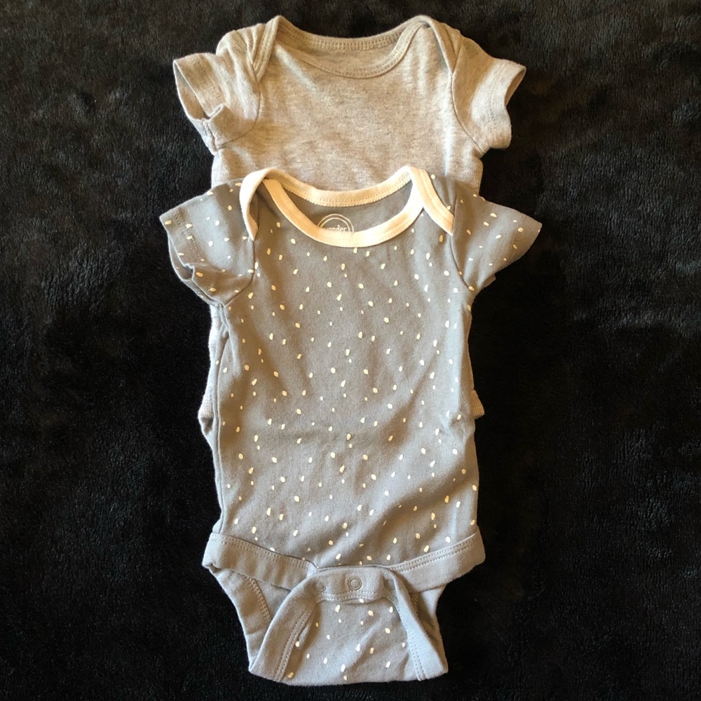 Unisex Gray Onesies